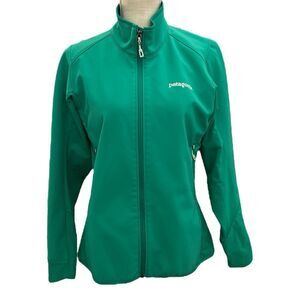 Patagonia Women Adze Hybrid Jacket in Emerald Green Size Small